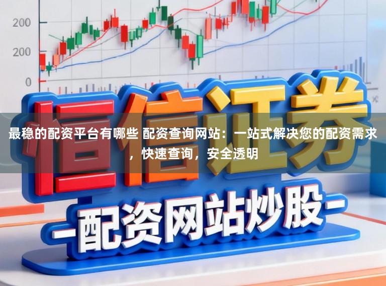 最稳的配资平台有哪些 配资查询网站：一站式解决您的配资需求，快速查询，安全透明