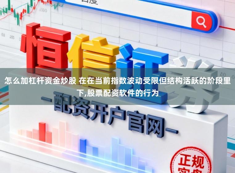 怎么加杠杆资金炒股 在在当前指数波动受限但结构活跃的阶段里下,股票配资软件的行为