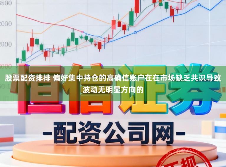 股票配资排排 偏好集中持仓的高确信账户在在市场缺乏共识导致波动无明显方向的